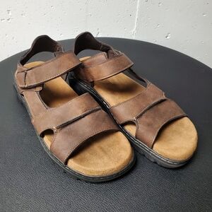 Dr Scholls Shoes Men's Memory Foam Cool Fit Men's Brown Sandals Sz 10